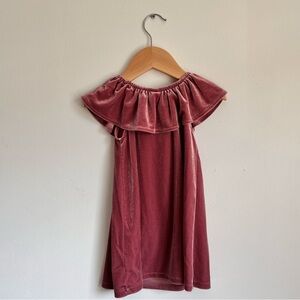 Old Navy Velvet Ruffle Dress